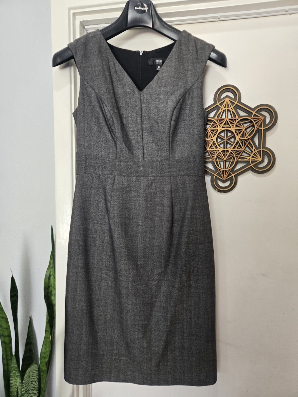 Classic Grey Sleeveless Sheath Dress - Mossimo
